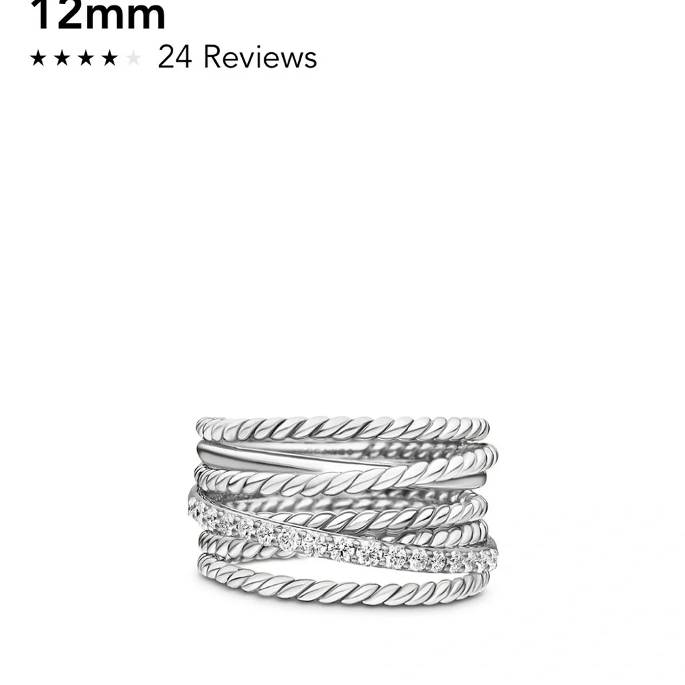 David Yurman Silver Women's Ring - Picture 2 of 10